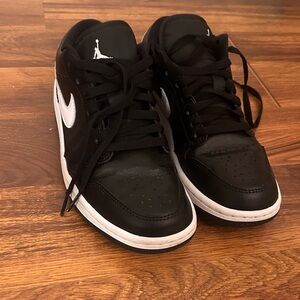 Black and White woman Jordan Sneakers